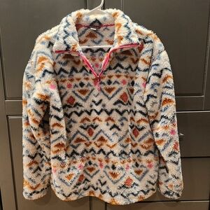 Womens Eddie Bauer Fleece Quarter Zip, Size M